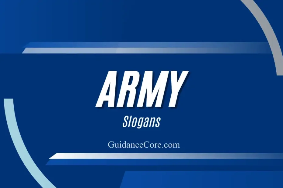 Army Slogans