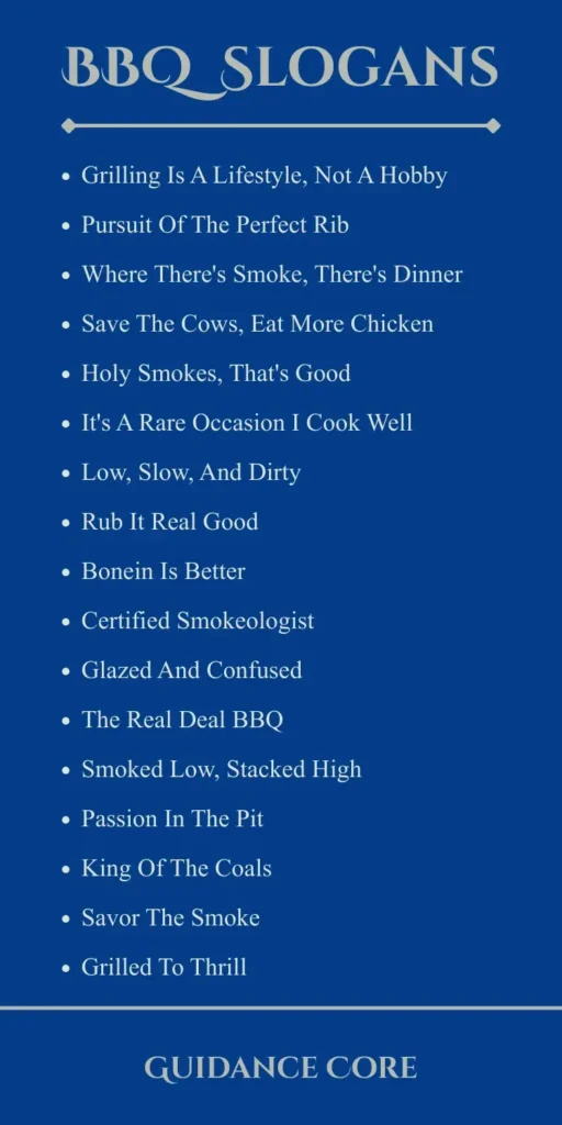 Funny BBQ Slogans
