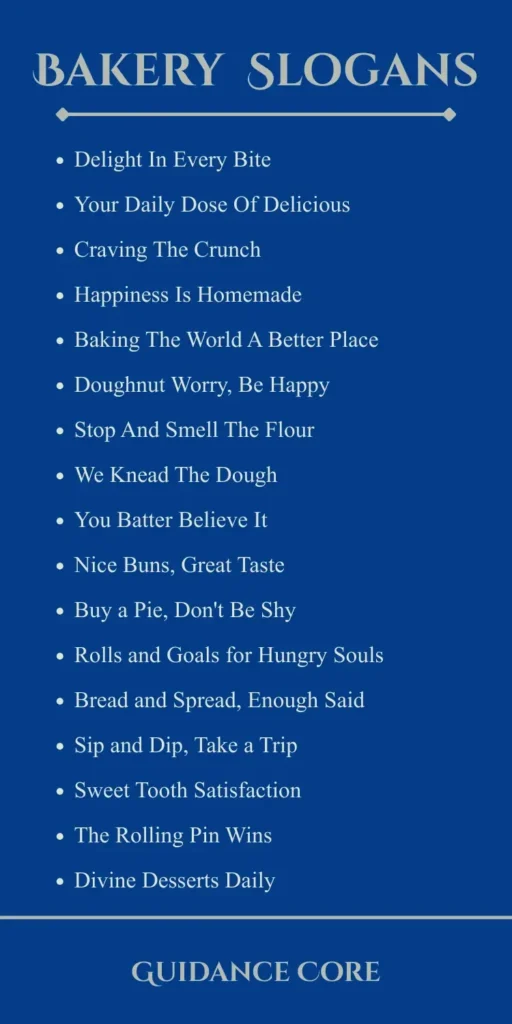 Funny Bakery Slogans