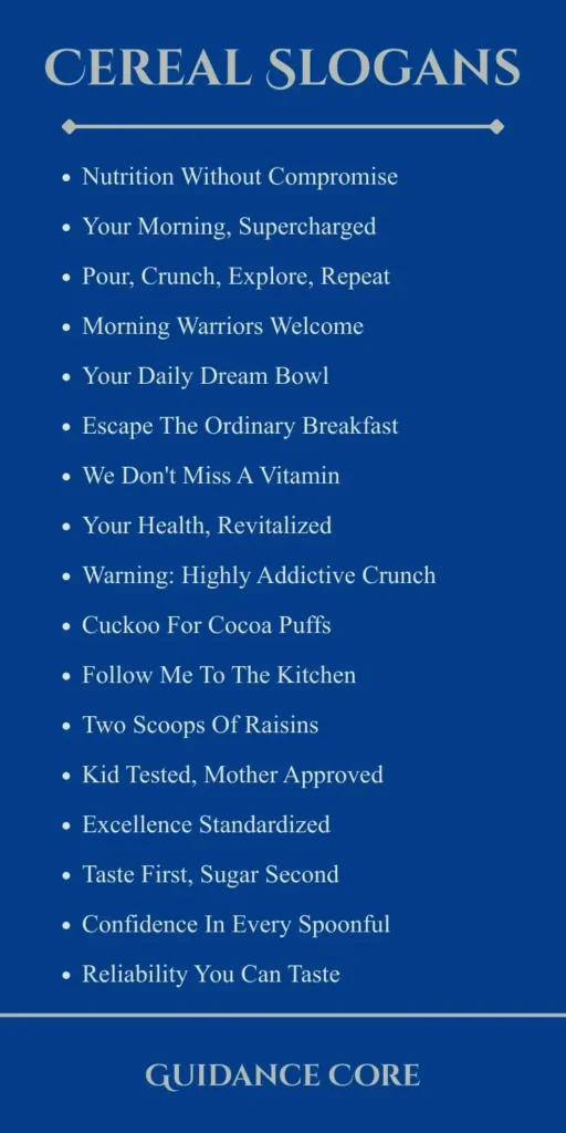 Delicious And Nutritious Slogan