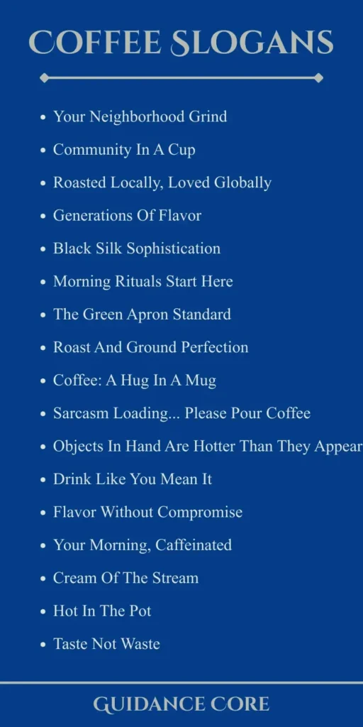 Coffee Slogans Funny