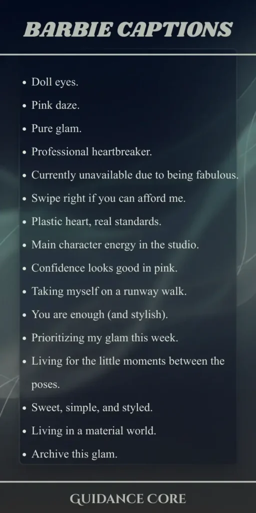 Barbie Captions