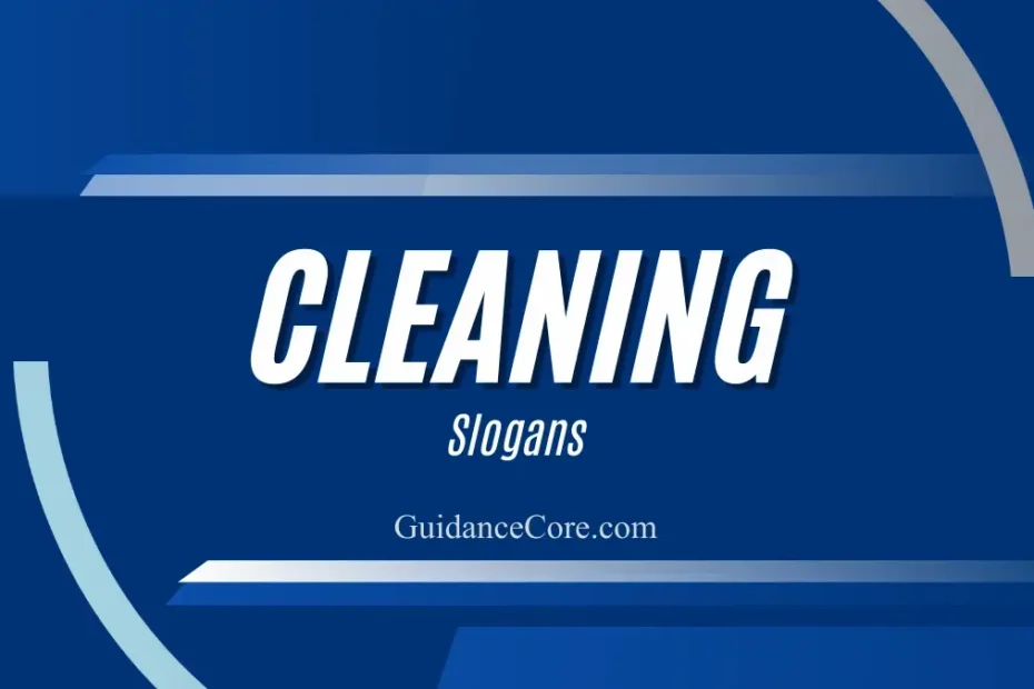 Cleaning Slogans