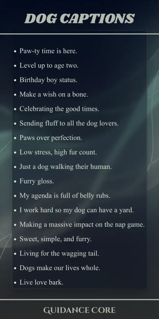 Dog Captions