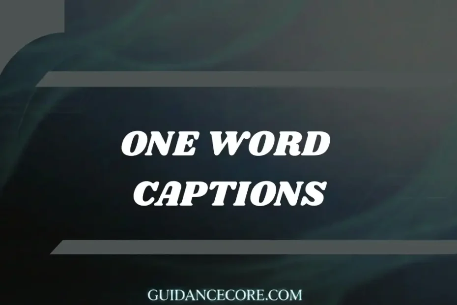One Word Captions