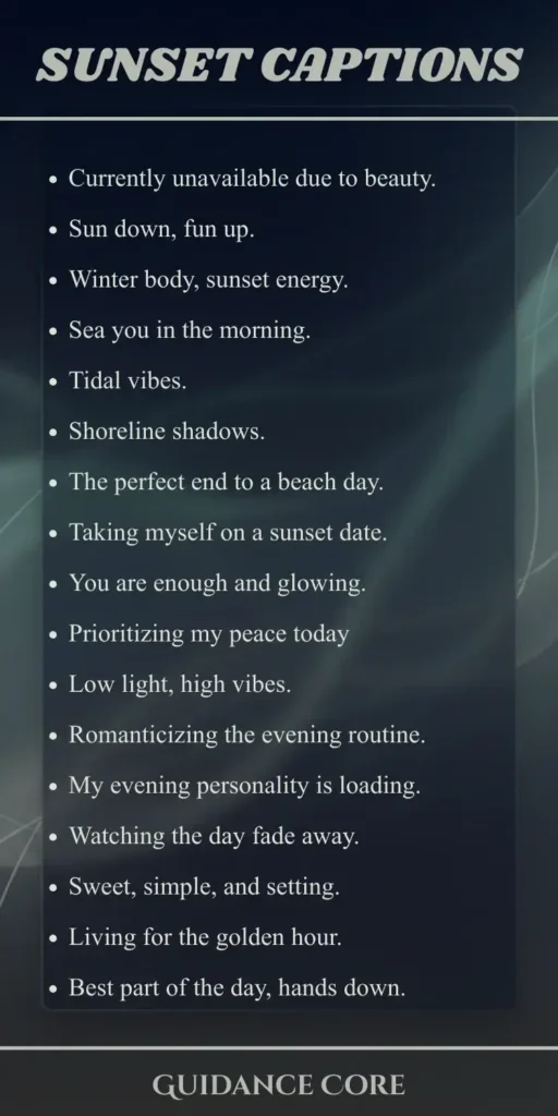 Sunset Captions