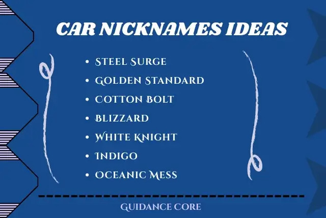Funny Nicknames for Cars