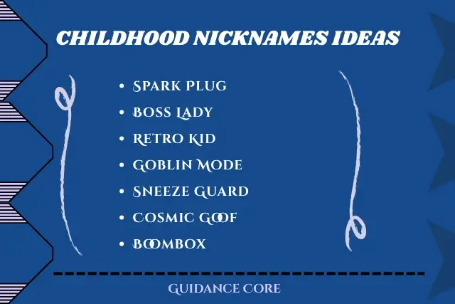 Childhood Nicknames for Boys