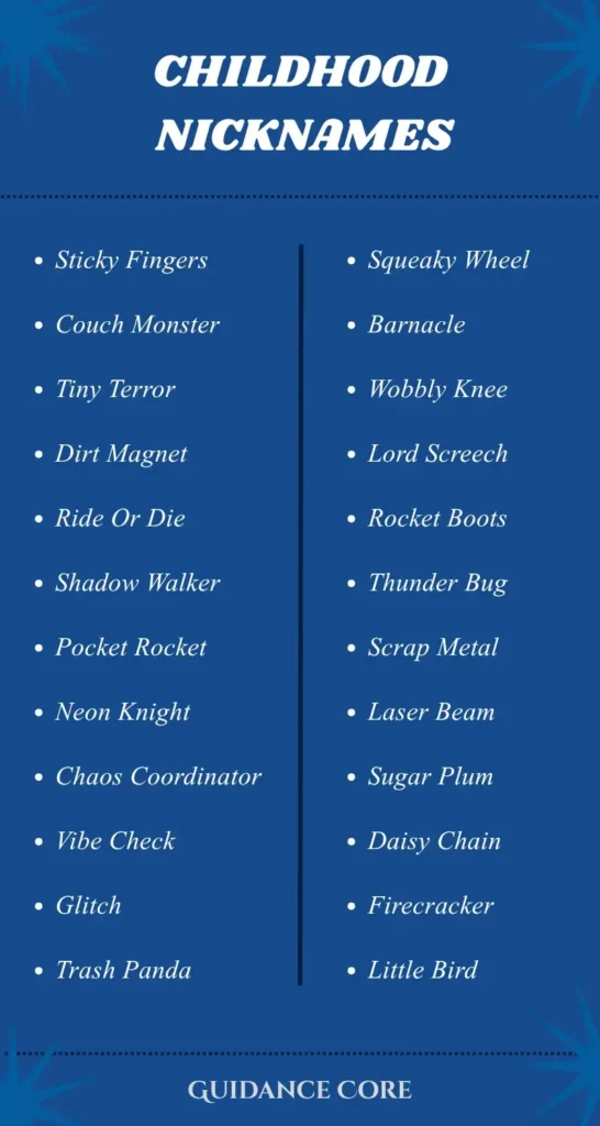 Childhood Nicknames