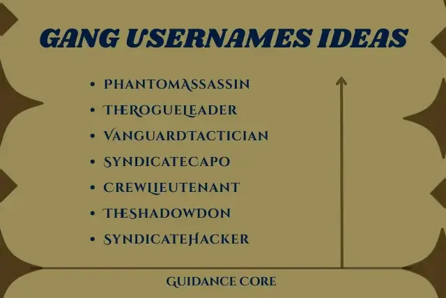 Gang Member Usernames