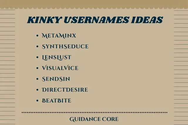 Kinky Instagram Usernames