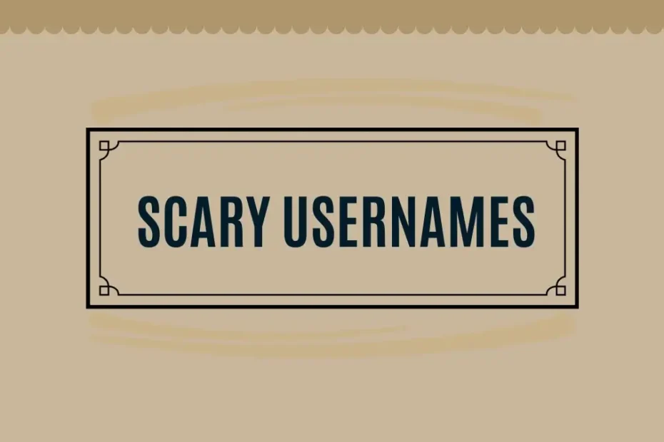 Scary Instagram Usernames