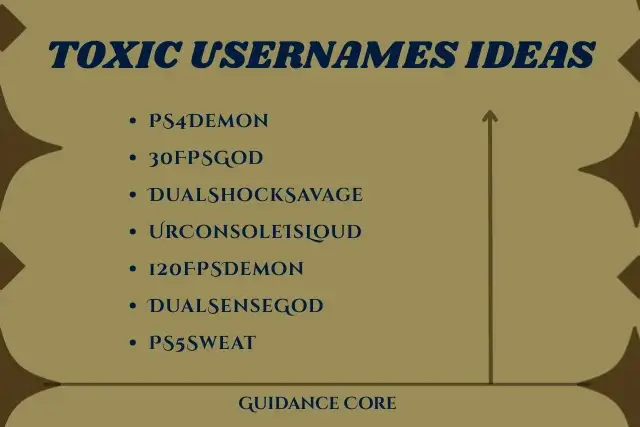 Toxic Usernames for Ps4