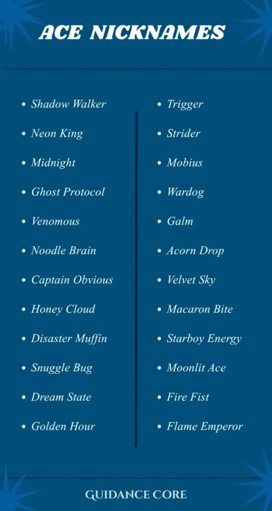 Ace Nicknames