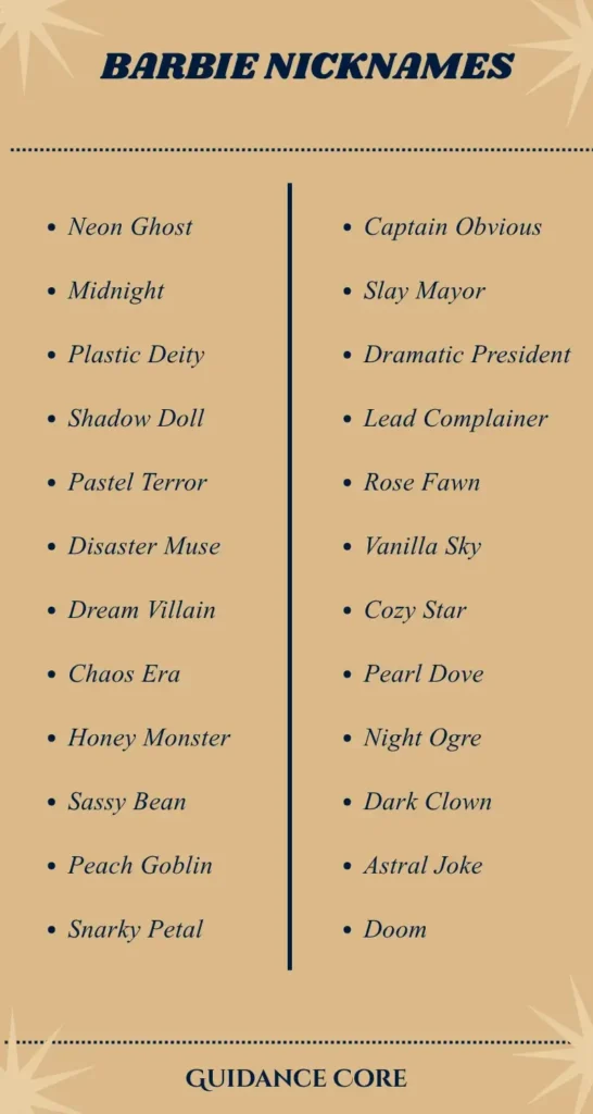 Barbie Nicknames